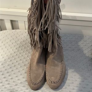 Seven For All Mankind Fringe Boots